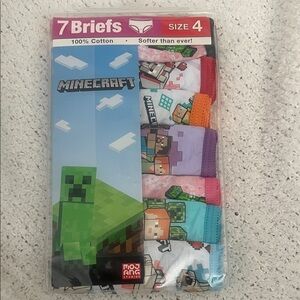 Minecraft Kids Underwear - 7 Pack Assorted Colors